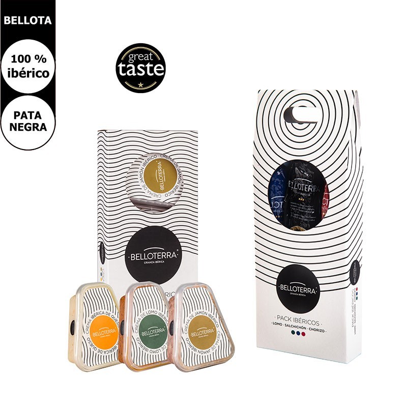 Eichel Wurstwaren und iberische Sahne von Schinken, von Lende und von Käse