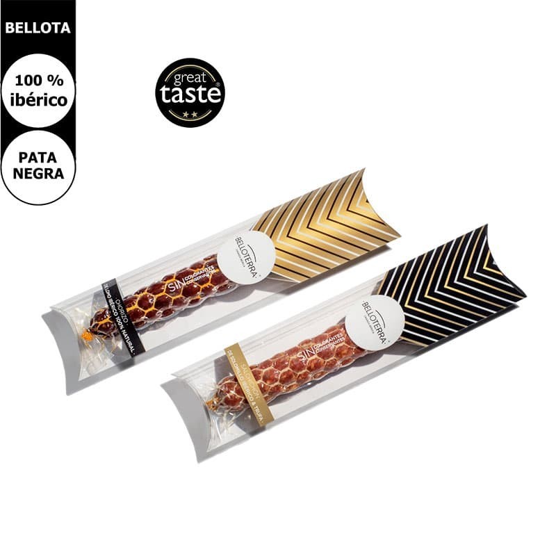 iberischen Lendenwurst Salchichón mit Trüffel und iberischen Lenden-Chorizo