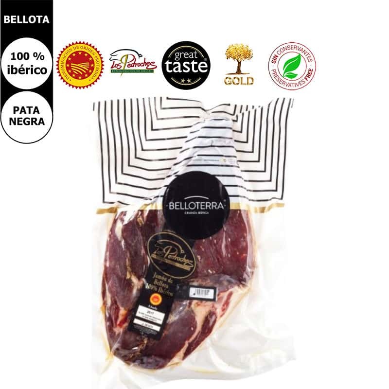Iberischer Bellota Schinken Pata Negra, DOP Los Pedroches, ohne Knochen