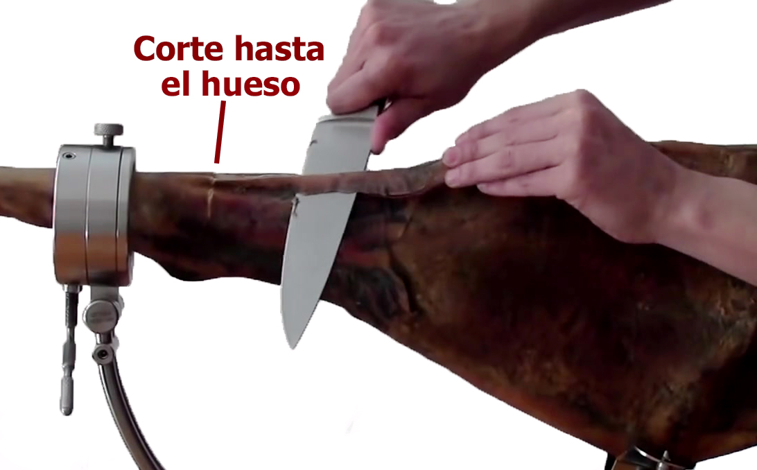 Limpieza del jamón